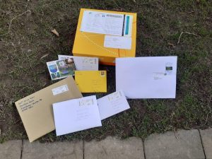 Briefe und Päckchen anderer Pfadfinder